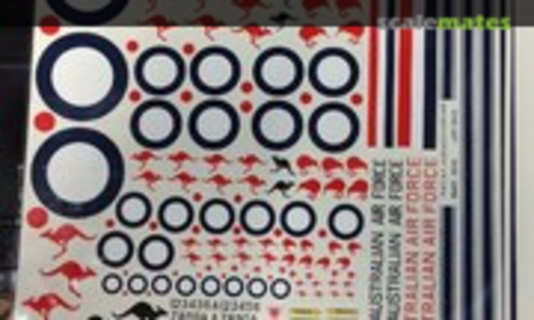 1:72 RAAF/RNZAF Post War Insignia (Roodecal 1)