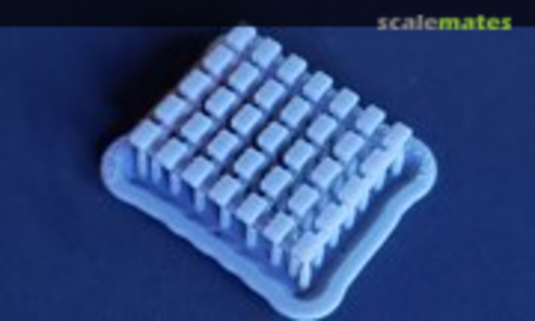 1:600 US Navy Life Raft Racks, early Cold War (set of 35) (Model Monkey 600-Life Raft Racks) 600-Life Raft Racks