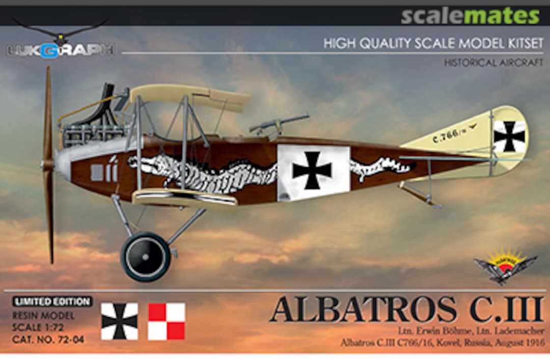 Boxart Albatros C.III 72-04 Lukgraph Boxart Albatros C.III 72-04 Lukgraph