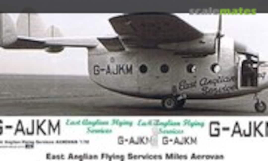 1:72 East Anglian Flying Services Miles Aerovan (Oldmodels Decals OMD0835) OMD0835