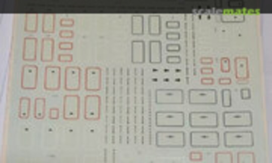 1:144 Airliner Doors - Red, White, &amp; Blue (Microscale 44-14B)