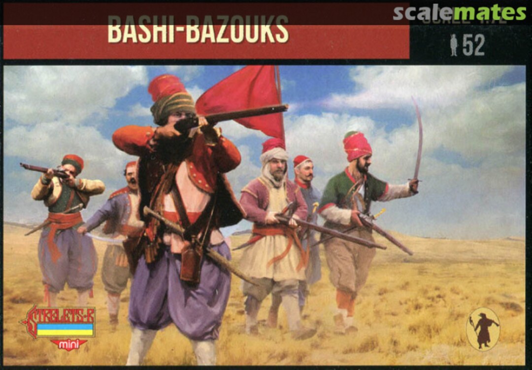 Boxart Bashi-Bazouks (dismounted) M054 Strelets-R Boxart Bashi-Bazouks (dismounted) M054 Strelets-R