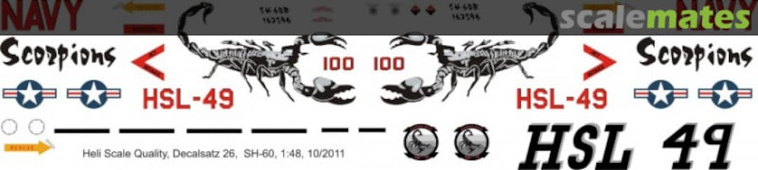 Boxart SH-60 - US Navy - Skorpion-Staffel Decal 26 Heli Scale Quality Boxart SH-60 - US Navy - Skorpion-Staffel Decal 26 Heli Scale Quality