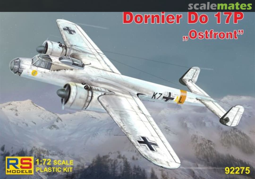 Boxart Dornier Do 17P "Ostfront" 92275 RS Models Boxart Dornier Do 17P "Ostfront" 92275 RS Models