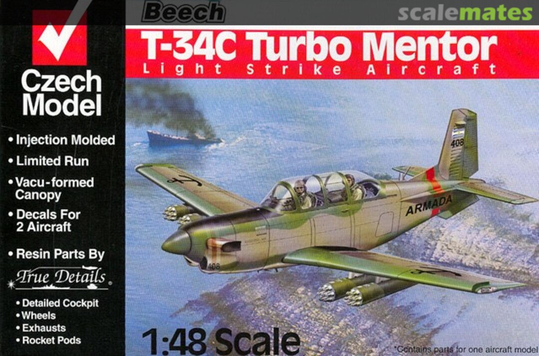 Boxart Beechcraft T-34C Turbo Mentor 4810 Czech Model Boxart Beechcraft T-34C Turbo Mentor 4810 Czech Model