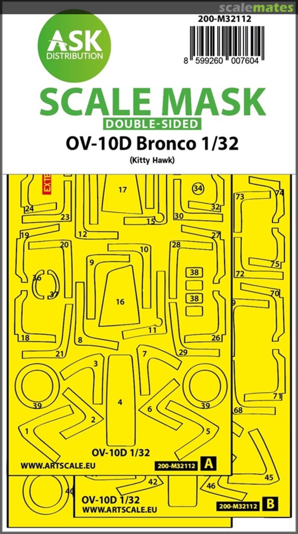 Boxart OV-10D Bronco double-sided express fit mask 200-M32112 ASK
