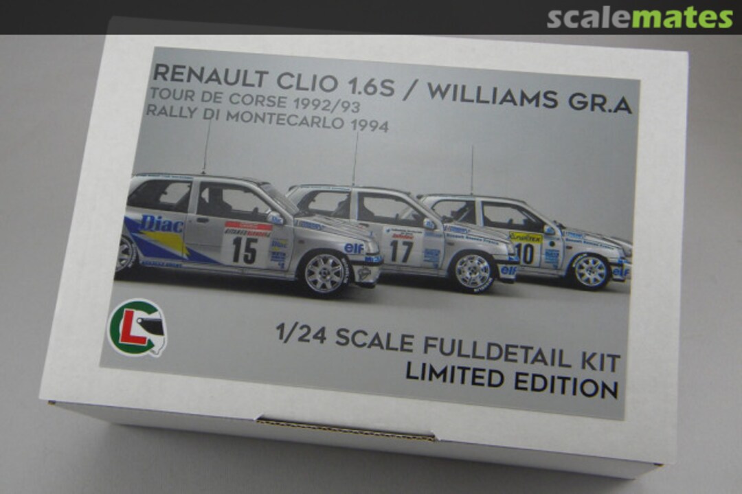 Boxart Renault Clio 1.6S/ Williams Gr.A LC Models Boxart Renault Clio 1.6S/ Williams Gr.A LC Models