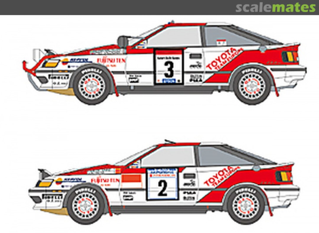 Boxart Celica ST165 1990 Safari/Acropolis SHK-D519 Shunko Models Boxart Celica ST165 1990 Safari/Acropolis SHK-D519 Shunko Models