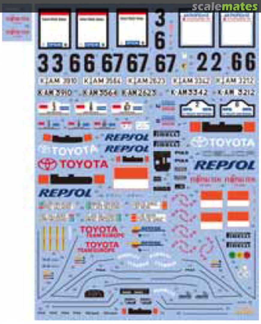 Contents Celica ST165 1990 Safari/Acropolis SHK-D519 Shunko Models Contents Celica ST165 1990 Safari/Acropolis SHK-D519 Shunko Models