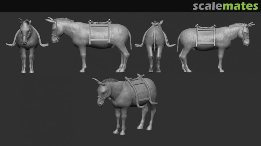 Boxart Donkey with Harness Z008-48 Firma49