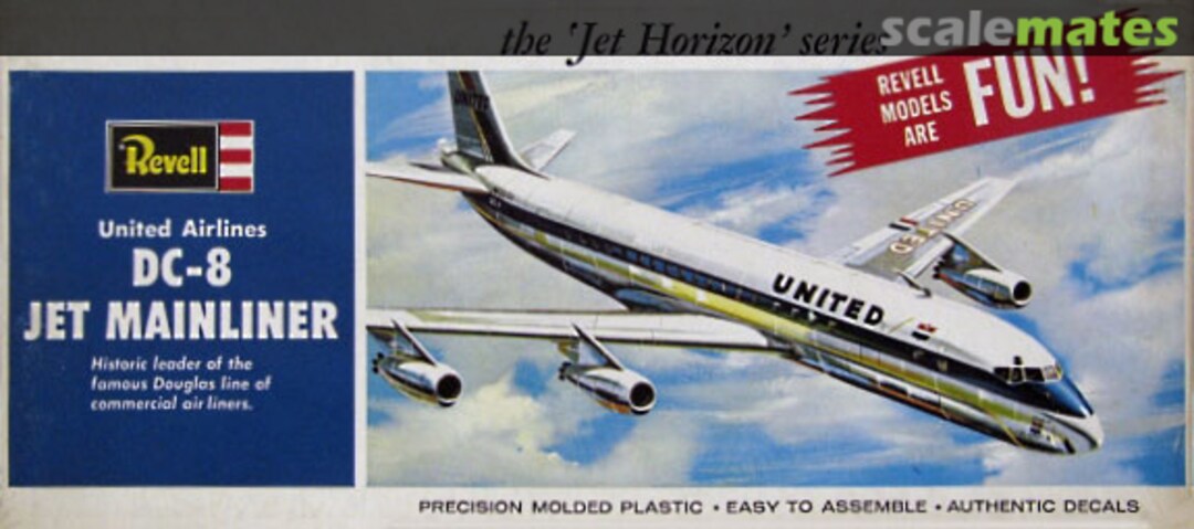 Boxart DC-8 Jet Mainliner H-242 Revell Boxart DC-8 Jet Mainliner H-242 Revell