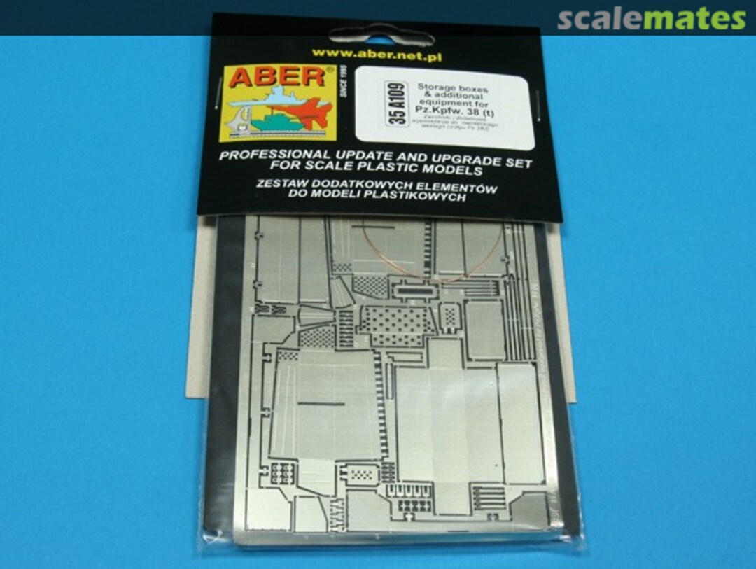 Boxart Pz.Kpfw. 38 (t) Storage Boxes 35A109 Aber Boxart Pz.Kpfw. 38 (t) Storage Boxes 35A109 Aber