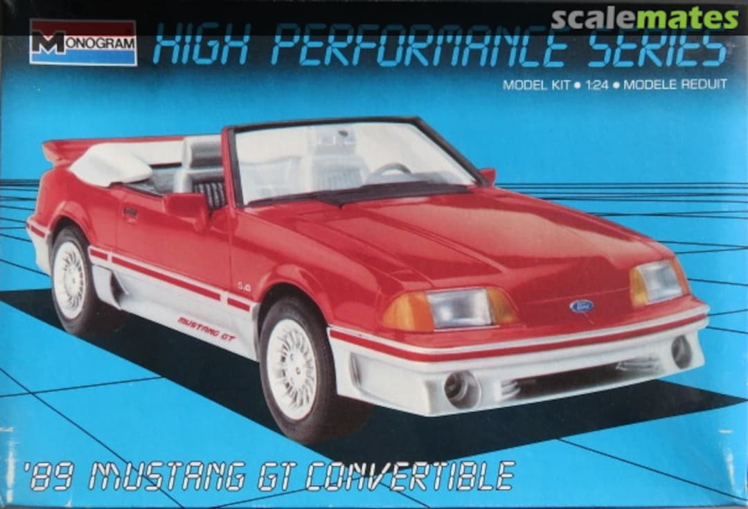 Boxart '89 Mustang GT Convertible 2911 Monogram Boxart '89 Mustang GT Convertible 2911 Monogram