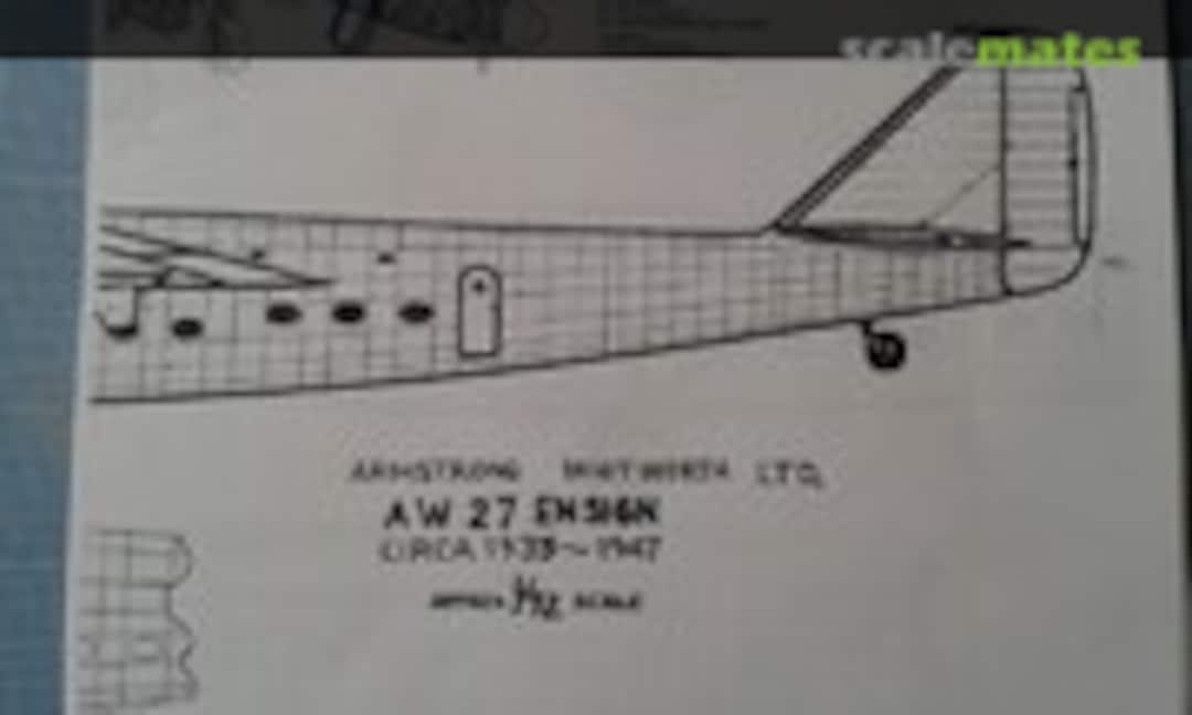 1:72 Armstrong Whitworth Ltd. AW 27 Ensign (Execuform )