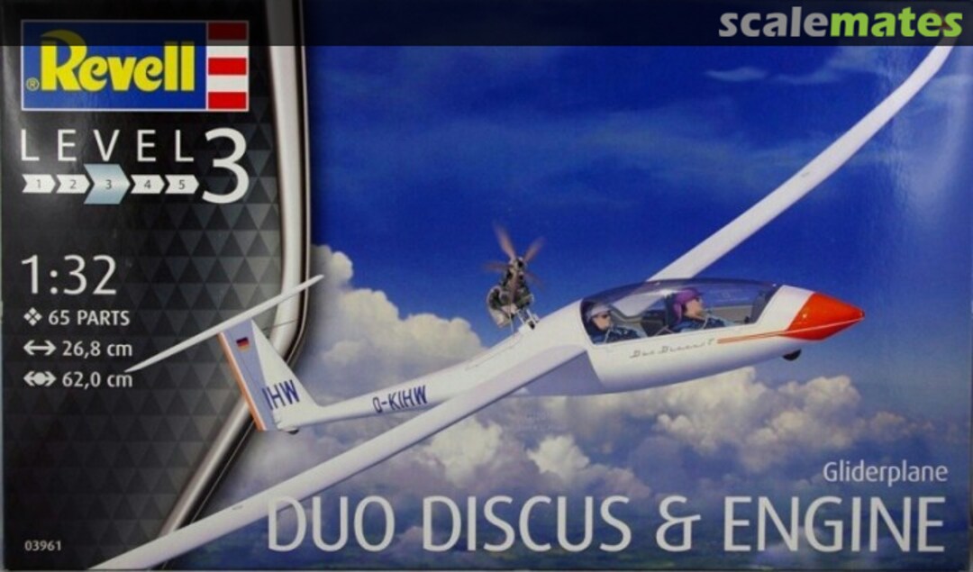 Boxart Gliderplane Duo Discus & Engine 03961 Revell Boxart Gliderplane Duo Discus & Engine 03961 Revell
