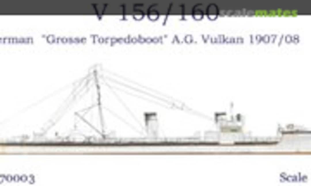 1:700 V156/V160 German "Grosse Torpedoboat" A.G. Vulkan1907/1908 (Choroszy Modelbud S70003) S70003