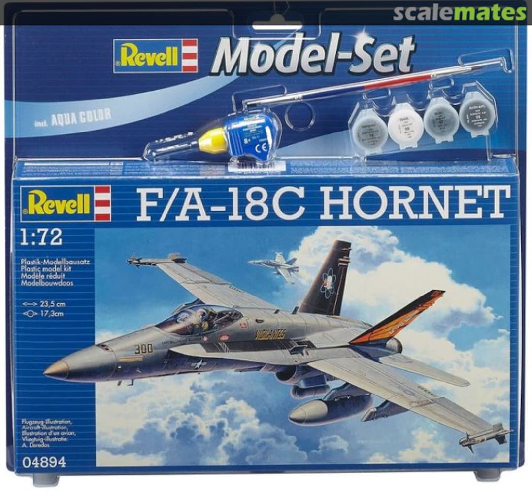 Boxart F/A-18C Hornet 64894 Revell Boxart F/A-18C Hornet 64894 Revell
