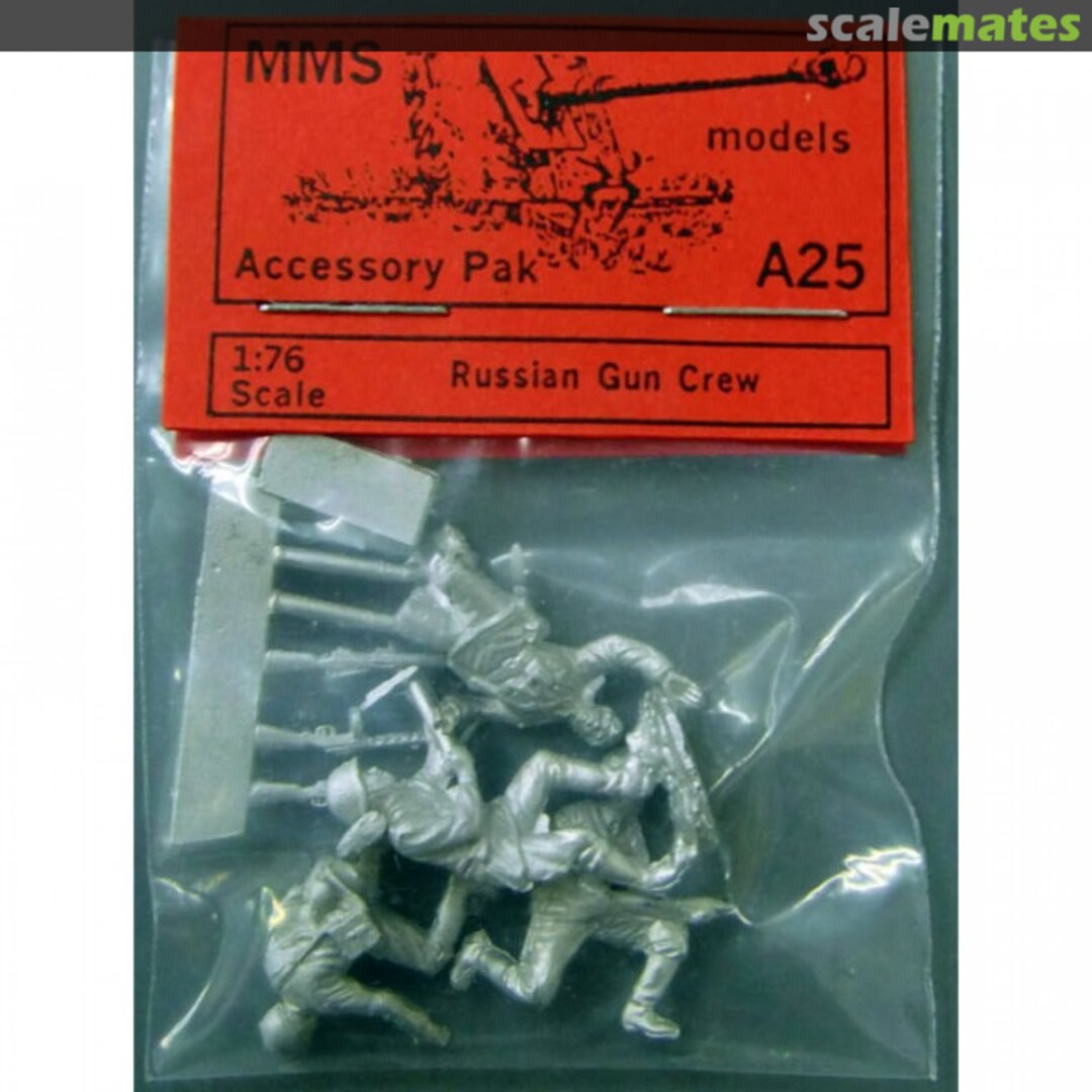 Boxart Russian gun crew (x4) A25 MMS Models Boxart Russian gun crew (x4) A25 MMS Models