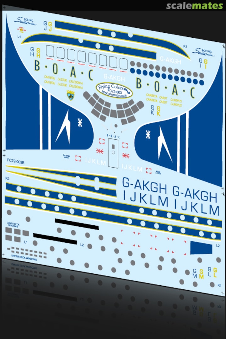 Boxart Boeing 377-10-32 Stratocruiser FC72-003 Flying Colors Boxart Boeing 377-10-32 Stratocruiser FC72-003 Flying Colors