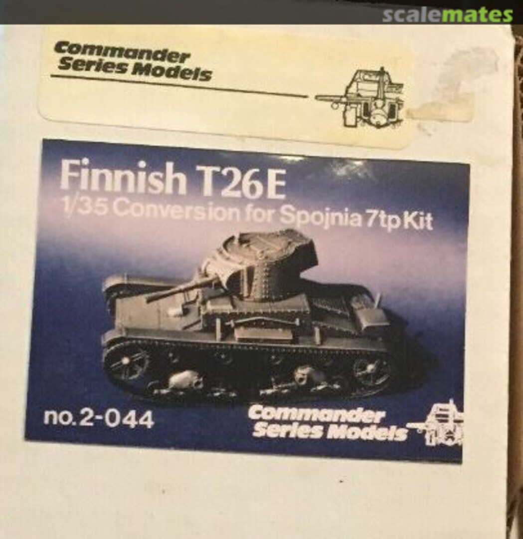 Boxart T26E Conversion 2-044 Commander Series Models Boxart T26E Conversion 2-044 Commander Series Models