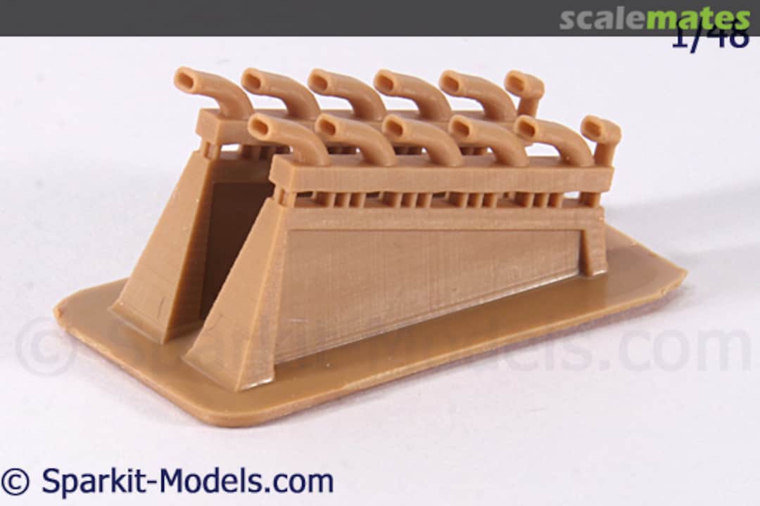 Boxart Junkers Ju87B-2/R-2 - Exhaust Pipe Set 48T0001 Sparkit Models Boxart Junkers Ju87B-2/R-2 - Exhaust Pipe Set 48T0001 Sparkit Models