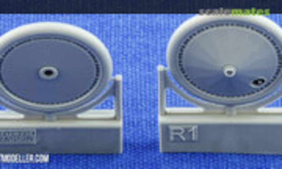 1:48 Sopwith Camel wheels Type 1 (Eduard 648657) 648657