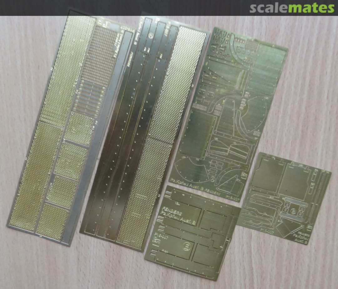 Boxart Pz.Kpfw.I Ausf.B PE set - fenders P16-007 Part Boxart Pz.Kpfw.I Ausf.B PE set - fenders P16-007 Part