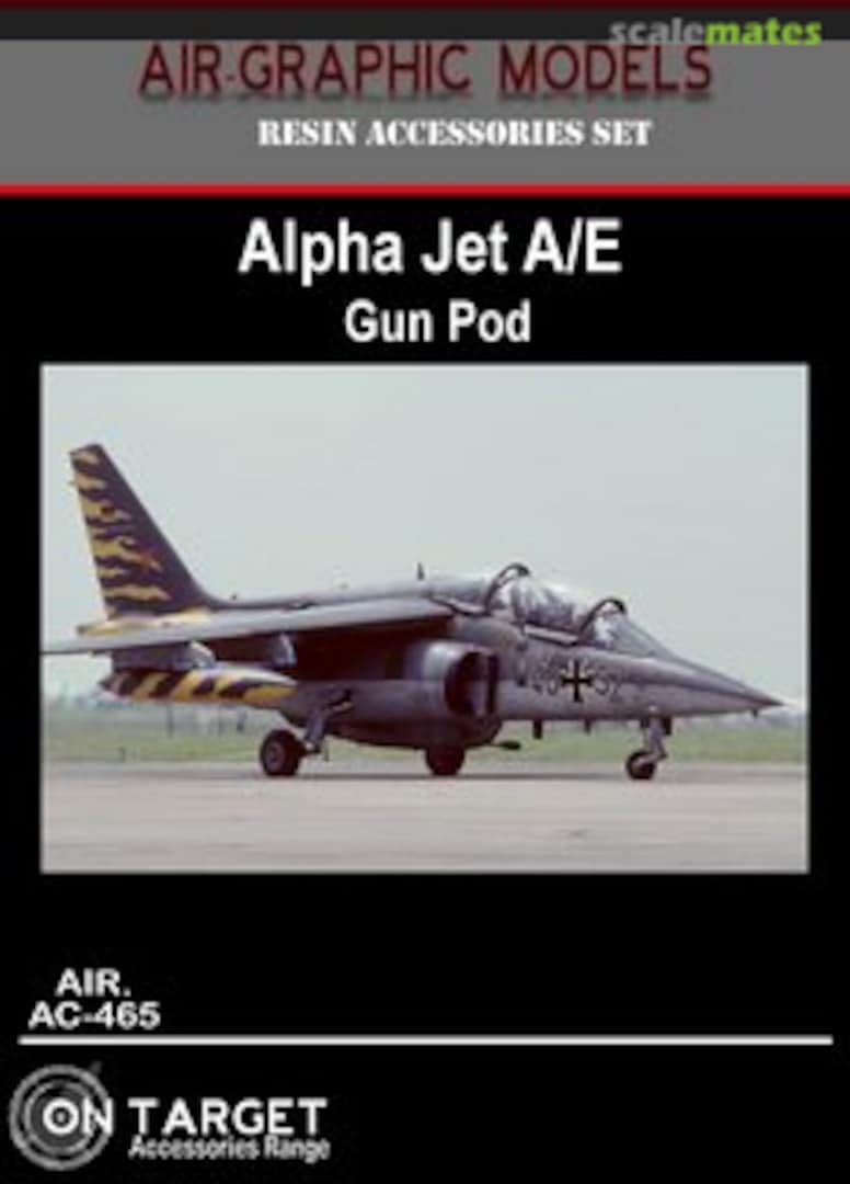 Boxart Alpha Jet A/E Gun Pod AIR.AC-465 Air-Graphics Models Boxart Alpha Jet A/E Gun Pod AIR.AC-465 Air-Graphics Models