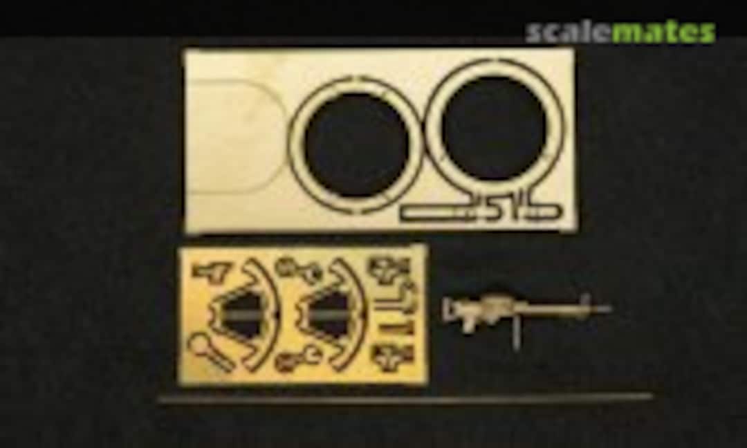 1:72 Lewis Mk.II single machine gun on the Scarff ring (Mini World A7206A) A7206A