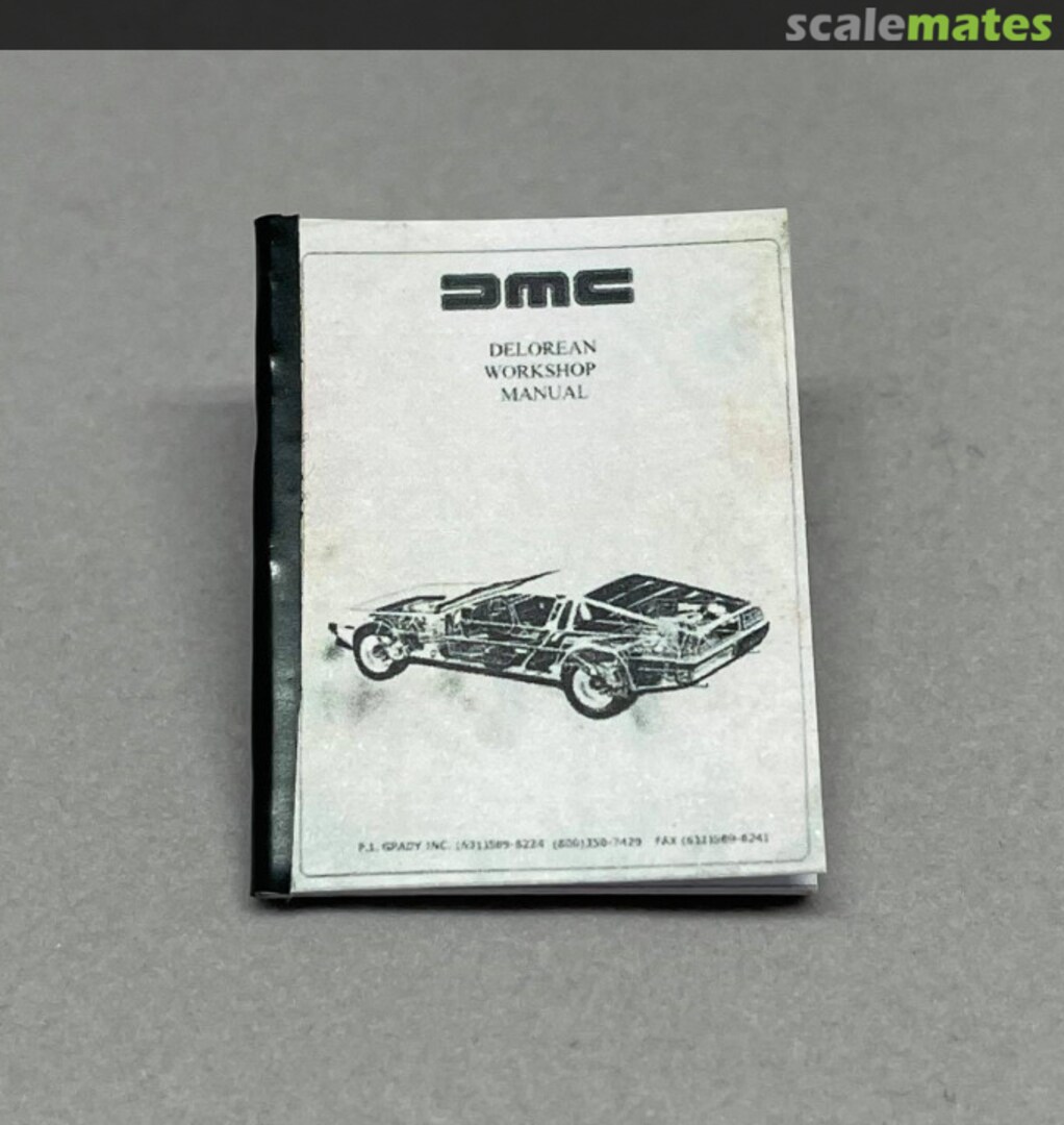 Boxart DeLorean Workshop Manual 063 Model Modz Boxart DeLorean Workshop Manual 063 Model Modz