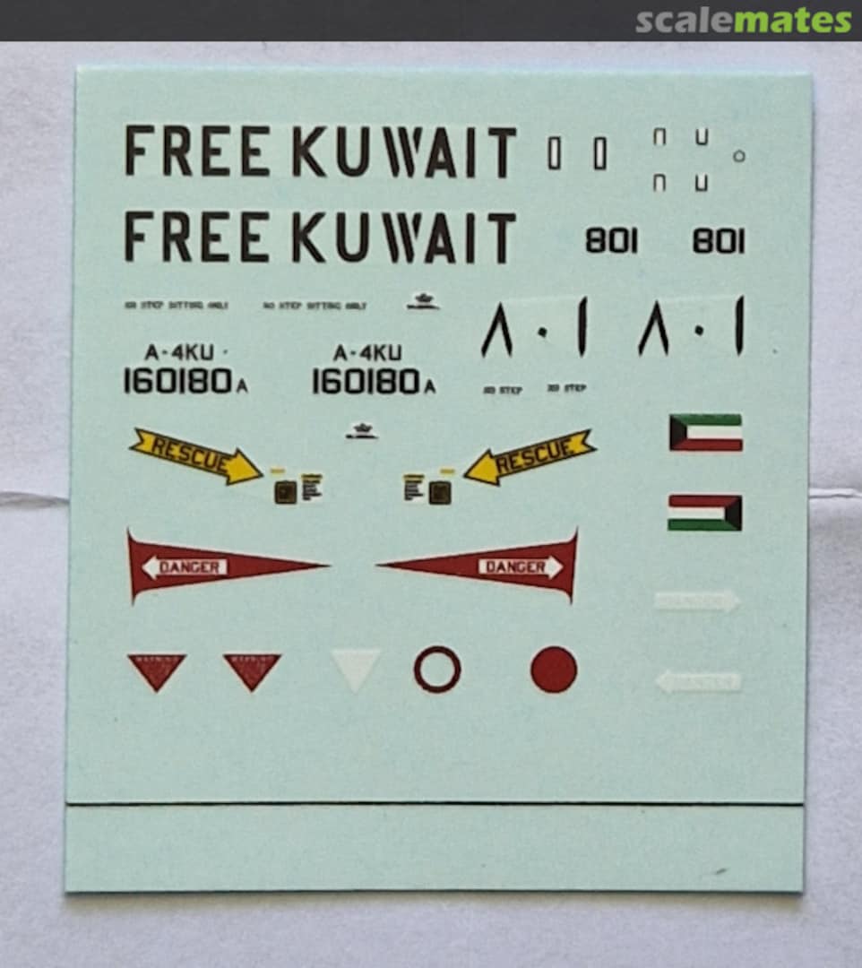 Contents Douglas A-4KU Skyhawk Free Kuwait FD72054 Fab Scale