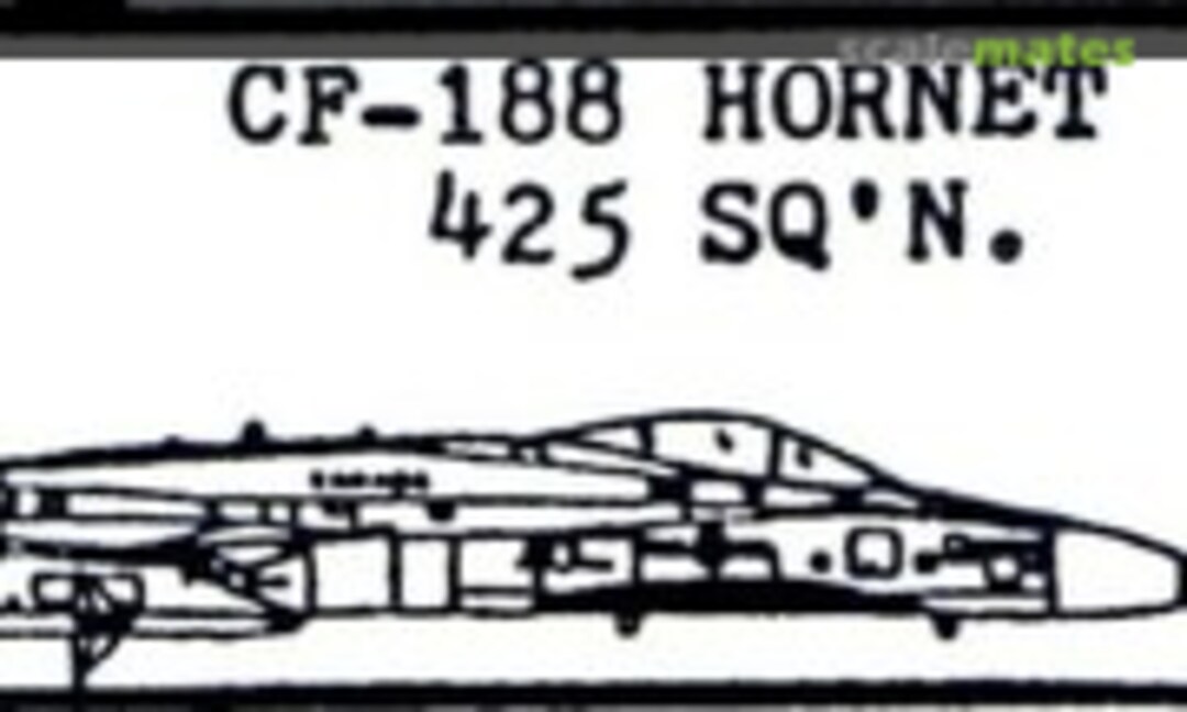 1:144 CF-18 Hornet: Canadian Armed Forces - 425 Sqn (Arrow Graphics A-6-144) A-6-144