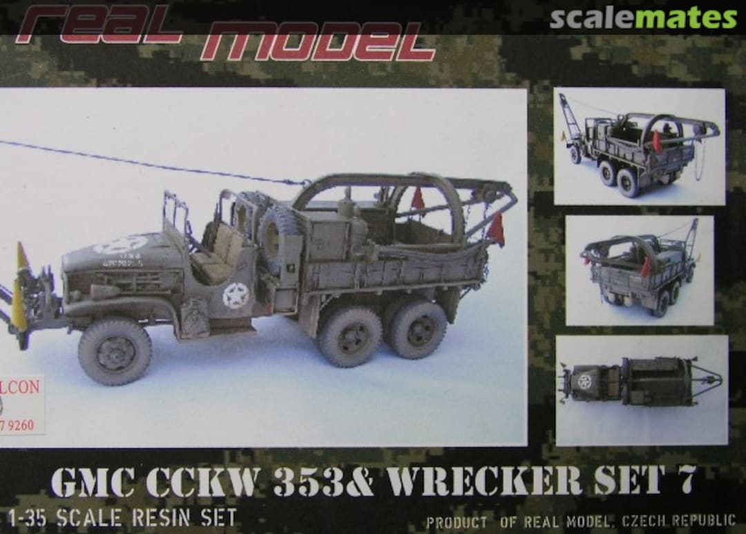 Boxart GMC CCKW353 & Wrecker Set 7 35096 Real Model