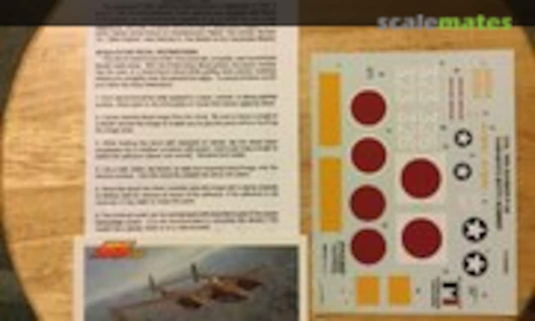 1:72 Rex Barber Lockheed P-38G / Yamamoto Mitsubishi G4M1 (Mustang International Publishers D1027253) D1027253