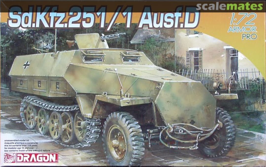 Boxart Sd.Kfz. 251/1 Ausf. D 7225 Dragon Boxart Sd.Kfz. 251/1 Ausf. D 7225 Dragon