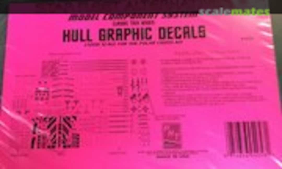 1:1000 Hull Graphic Decals for NCC-1701 Enterprise (PNT Models 4058) 4058