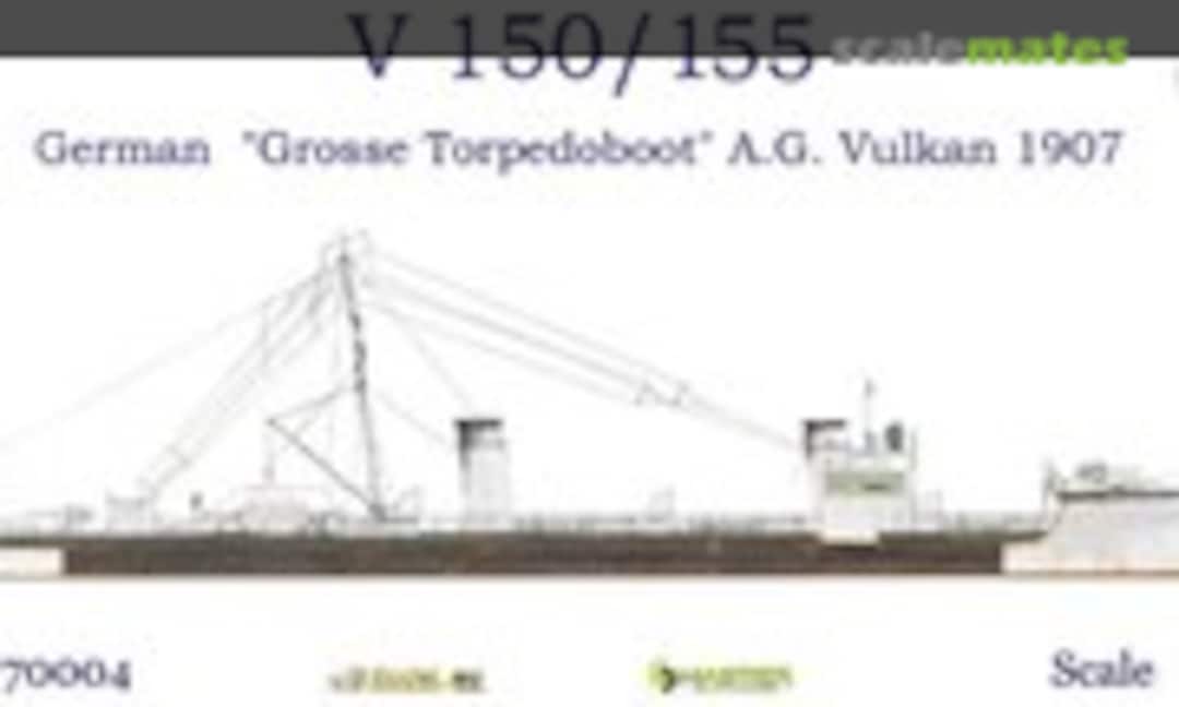 1:700 V150/V155 German "Grosse Torpedoboat" A.G. Vulkan 1907 (Choroszy Modelbud S70004) S70004