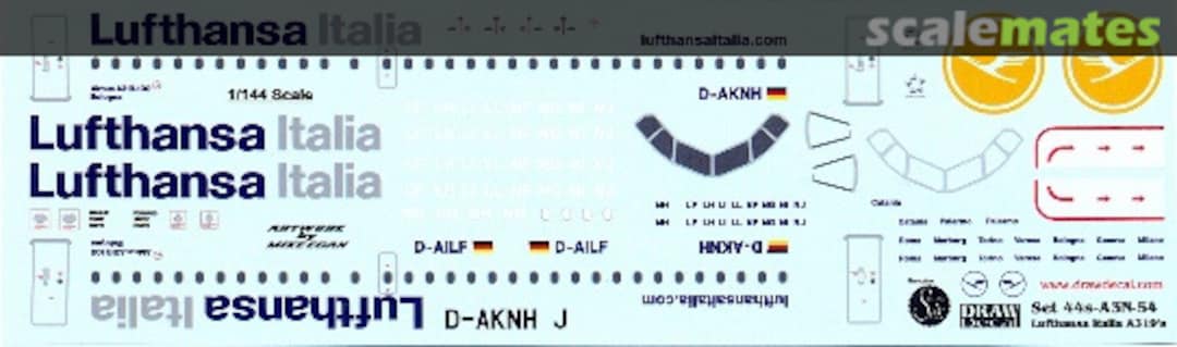 Boxart Airbus A319-112, A319-114 44s-A3N-53 Draw Decal Boxart Airbus A319-112, A319-114 44s-A3N-53 Draw Decal