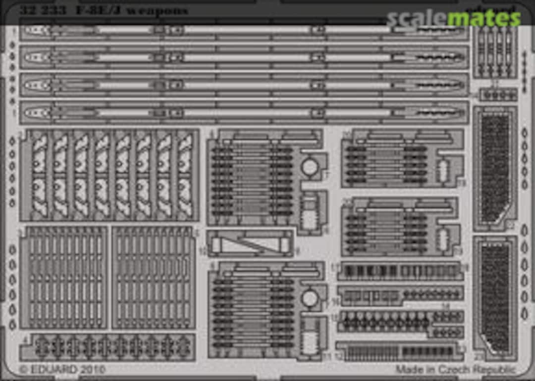 Boxart F-8E/J weapon 32233 Eduard Boxart F-8E/J weapon 32233 Eduard