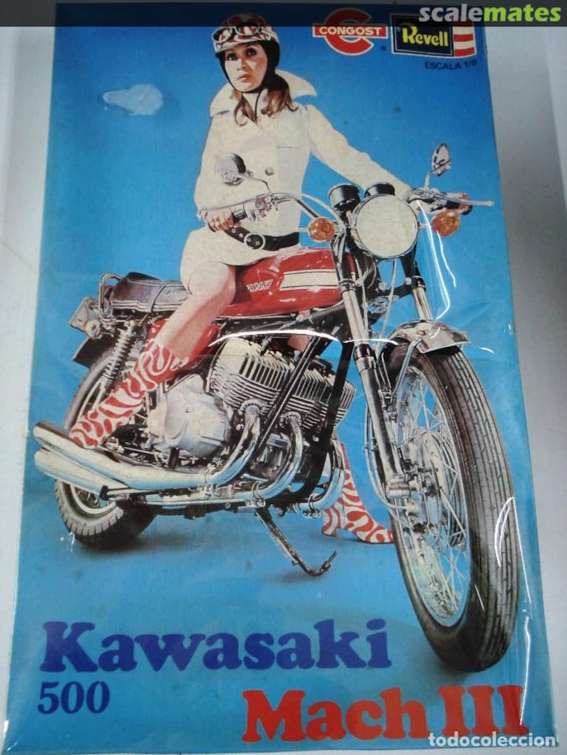 Boxart Kawasaki 500 Mach III H-1228 Revell/Congost Boxart Kawasaki 500 Mach III H-1228 Revell/Congost