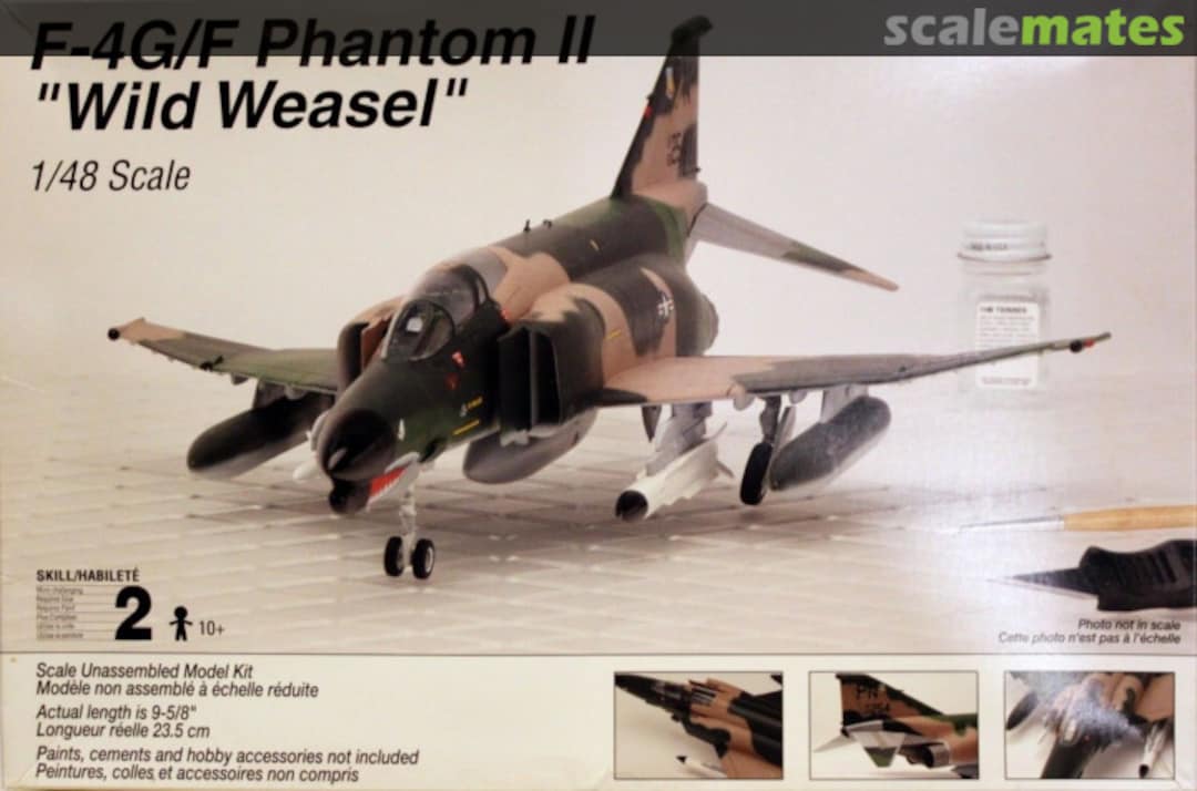 Boxart F-4G/F Phantom II "Wild Weasel" 572 Testors Boxart F-4G/F Phantom II "Wild Weasel" 572 Testors