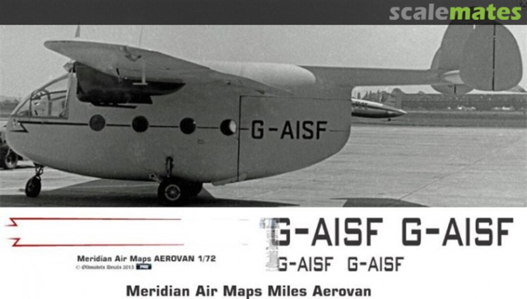 Boxart Meridian Air Maps Miles Aerovan OMD0836 Oldmodels Decals Boxart Meridian Air Maps Miles Aerovan OMD0836 Oldmodels Decals