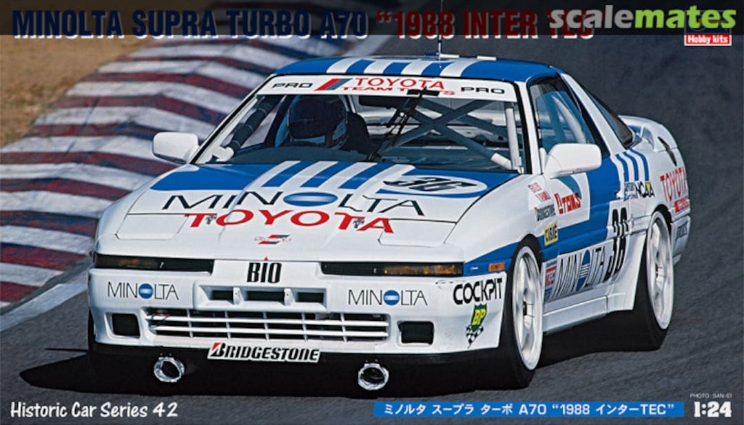 Boxart Toyota Supra Turbo A70 "1988 InterTEC” 21142 Hasegawa Boxart Toyota Supra Turbo A70 "1988 InterTEC” 21142 Hasegawa