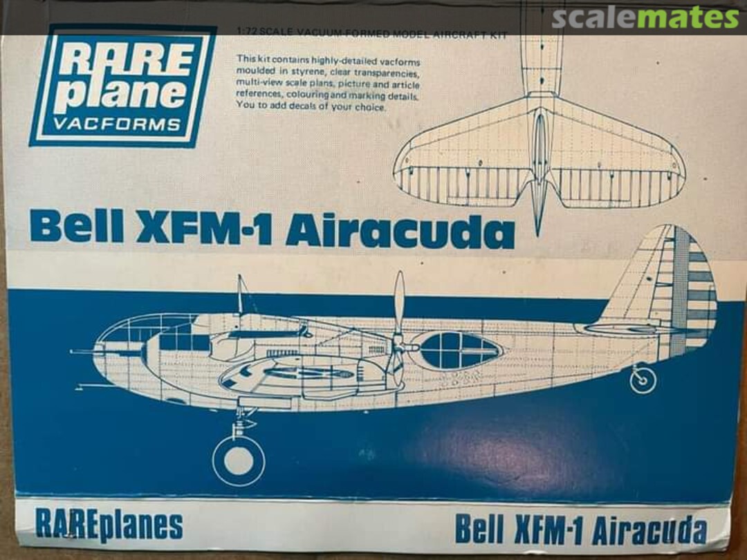 Boxart Bell XFM-1 Airacuda RarePlane Boxart Bell XFM-1 Airacuda RarePlane