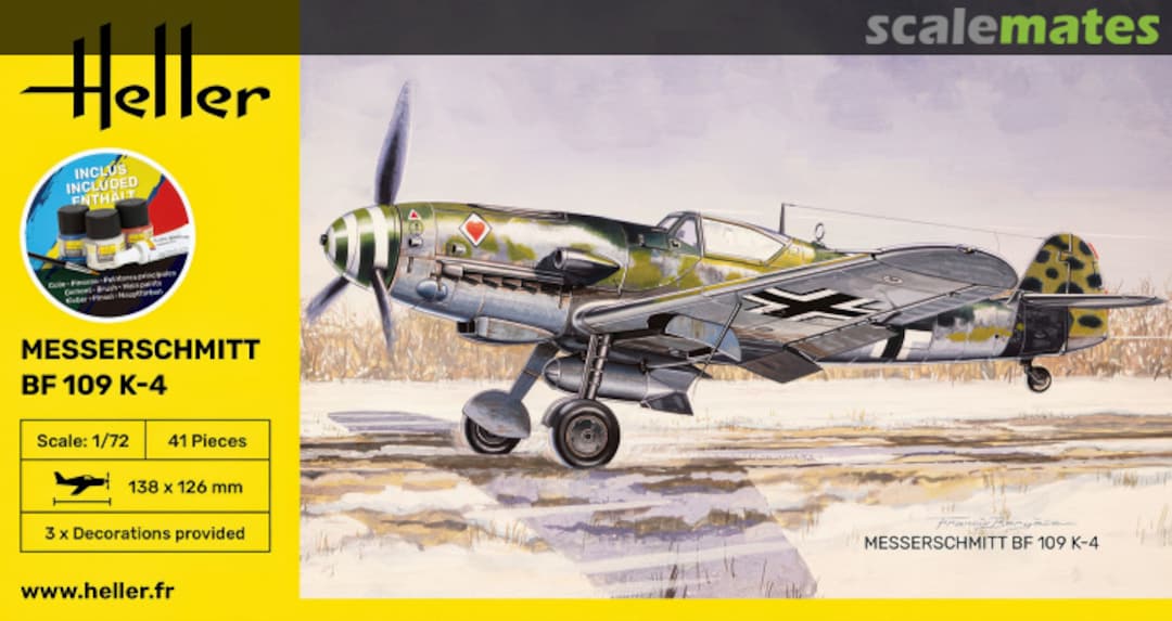 Boxart Messerschmitt Bf 109 K-4 56229 Heller Boxart Messerschmitt Bf 109 K-4 56229 Heller
