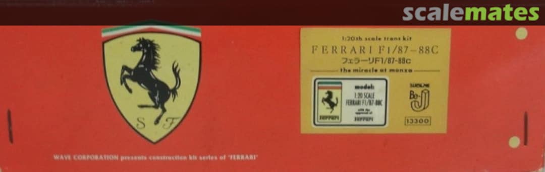 Boxart Ferrari F1 87-88C Wave Corporation Boxart Ferrari F1 87-88C Wave Corporation