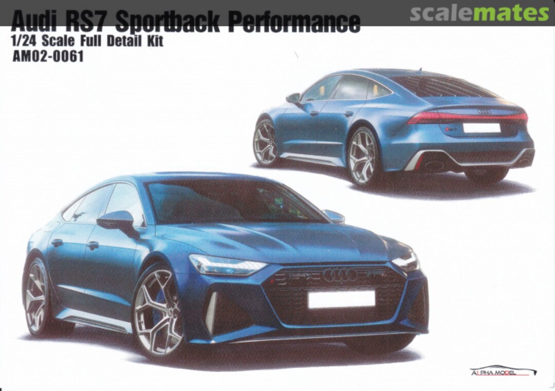 Boxart Audi RS7 Sportback Performance AM02-0061 Alpha Model