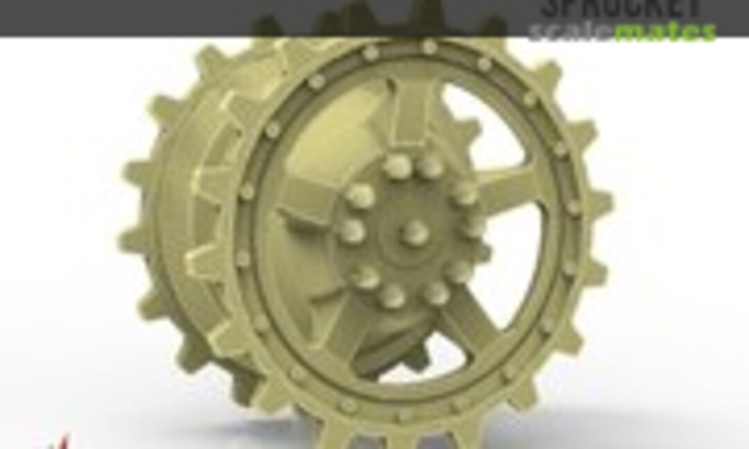 1:35 Late type Tiger II Sprocket 3d-print (Faustus Models 669268) 669268