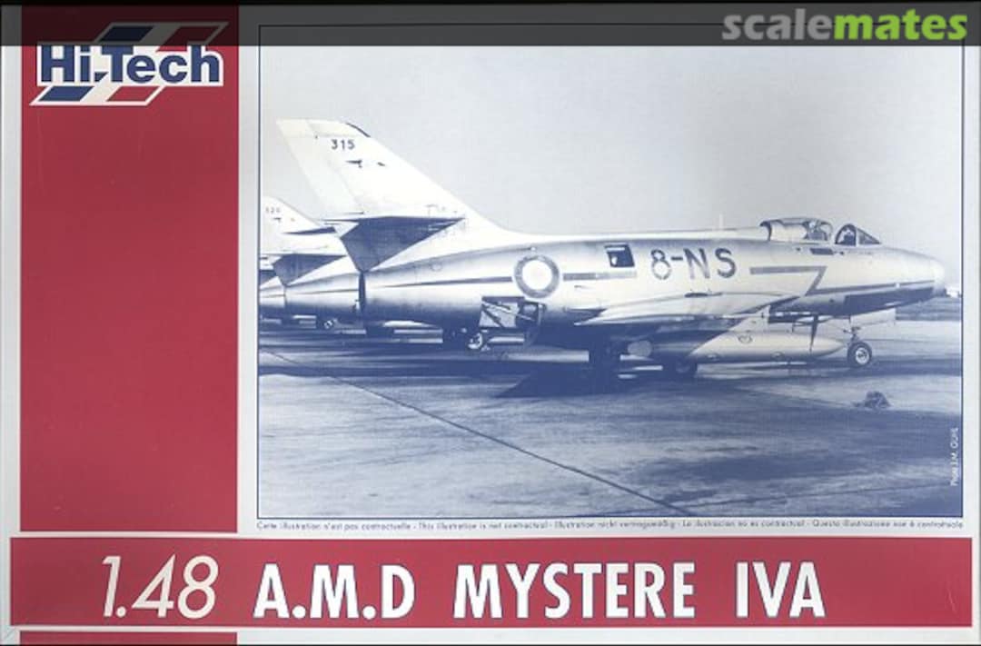 Boxart Dassault Mystère IV A 005 Hi-Tech Boxart Dassault Mystère IV A 005 Hi-Tech