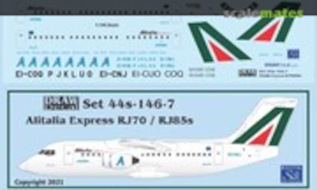 1:144 Alitalia Express RJ70 / RJ85s (Draw Decal 44-146-7) 44-146-7
